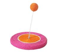 For Cats, Fun Interactive with Sisal Ball, Sisal Cat Scratcher, The contribution contains a high-density fabric for indoor and outdoor exercises in the home, mental stimulation