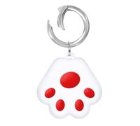for Cats, Mini Pet with Collar, Cat Collar,No Monthly Fee,Work with Find My(iOS),Smart for PzY606 (Red, 3.8x3.8x1.2cm)