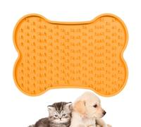 for Cats - Pet Calming Lick Feeding Mat - Large Bone-shaped for Dogs and Cats, Pet Enrichment Slow Feeding Mat for Boredom