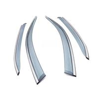 For Cayenne 2002-2024 Window Visor Vent Shade Rain Sun Guard Deflector Awnings Shelters Cover Window Visor Guards Cover(2011-2017)