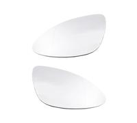 For Cayenne 2011-2014 Left Right Side Heated Mirror Glass White Rearview 95873152130 95873152230 Door Mirror Glass(Onecolor)