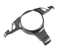 For Cayenne 2011-2017 For Panamera 2010-2016 Car Styling ABS Carbon Fiber Texture Steering Wheel Panel Frame Cover Trim Steering wheel cover