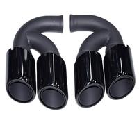 For Cayenne For Tailpipe 2011-2014 958 Exhaust Pipe Upgrade For GTS Muffler Tip Nozzle 304 Stainless Steel Head Car Exhaust Pipe(Short 3)