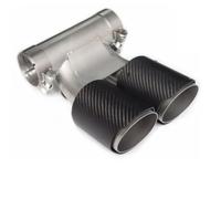 For Cayman 981 987 718 For Boxster Rectangle Exhaust Tip Upgrade In The Double Exit Muffler Tail Pipe Car Exhaust Tail Pipe(D)