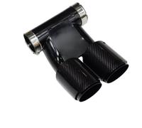For Cayman 981 987 718 For Boxster Rectangle Exhaust Tip Upgrade In The Double Exit Muffler Tail Pipe Car Exhaust Tail Pipe(L)