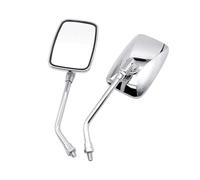 For CB 350 450 550 600 650 750 900 Rear View Mirror 10mm Chrome Motorcycle Scooter Round Mirrors