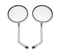 For CB1000 CB500 CB650 CB750 CB900 Left And Right Motorcycle 10mm Chrome Motorcycle Mirror Side Rear View Round Mirrors