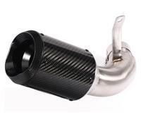 For CB1000R 2009-2018 Motorcycle Slip On Exhaust Modified Escape Carbon FIber Muffler Delete Catalyst Mid Link Pipe Motorcycle Muffler Exhaust Pipe(1)
