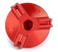 For CB1000R CB 1000R 2008-2022 Motorcycle Aluminum Engine Oil Filter Cup Plug Cover Screws OOPUHKSY(Red)