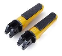 For CB1100 2013 2014 Motorcycle Front Rider Foot Pegs Pedals Footrest Motorbike Universal Upgrade Modified Replacement Accessories Motorcycle pedal(Yellow)