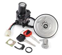 for CB250 for Hornet 250 for CB600F Motorcycle Ignition Lock | Motorcycle Navigation Bracket Ignition Switch Fuel Gas Cap Seat Lock Key Set 35010-MBZ-D01 35010-KEA-J00