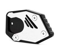 For CB500F CB 500F CB500 F 2013-2021 Motorcycle Foot Support Side Stand Cover CNC Support Plate Enlarger Pad Extension Pad(Silver)