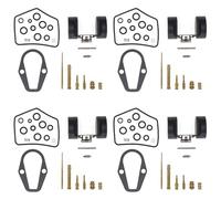 For CB500K CB500 CB 500 Four 1971-1973 Carburetor Repair Kit Float Needle Gasket 4Set