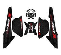 For CB500X 19-22 Motorcycle Tank Pad Protector 3D Gel Sticker Decal Carbon Fiber
