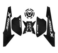 For CB500X 19-22 Motorcycle Tank Pad Protector 3D Gel Sticker Decal Carbon Fiber(Multi-colored 3)