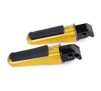 For CB600F For Hornet 2007-2015 For CB1000R 2008-2016 For CBR600F 2001-2013 Motorcycle Foot Pegs Rear Passenger Pedal Motorbike Upgrade Parts Motorbike Footrests(Yellow)