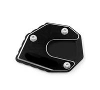 For CB650F CBR650F 2014-2018 Motorcycle CNC Foot Side Stand Enlarger Plate Support Plate Enlarger Pad Side Stand Cover(Black)