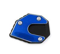 For CB650F CBR650F 2014-2018 Motorcycle CNC Foot Side Stand Enlarger Plate Support Plate Enlarger Pad Side Stand Cover(Blue)