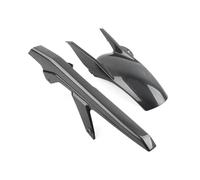 For CB650R CBR650R 2019 2020 2021 2022 2Pcs Motorcycle Rear Tire Hugger Fender Mudguard Chain Guard(Carbon Fiber texture)