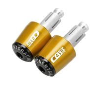 For CB900F A 2001-2008 2007 Motorcycle Handlebar End Grip Ends Tips Caps(GOLD)