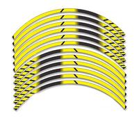 For CBF1000 Motorcycle Wheel Reflective Color Stickers Waterproof And Sunscreen Suitable(Yellow)