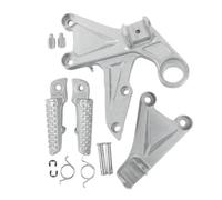For CBR1000RR 2008 2009 2010 2011 2012 2013 2014 2015 2016 Front Footrest Foot Pegs Bracket Motorcycle Upgrade Replacement Modified Parts Accessories Motorbike Footrests(Chrome)
