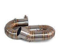 For CBR1000RR 2008-2017 Motorcycle Accessories Replacement Exhaust Mid Pipe 51mm Slip On Roundabout Tube Line Kit Set