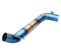 For CBR1000RR CBR 1000R 2008 2009 2010 2011 2012 2013 2014 2015 2016 Motorcycle 61mm Exhaust Middle Pipe Slip-On Motorcycle Exhaust Muffler System(B)