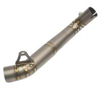 For CBR1000RR CBR 1000R 2008 2009 2010 2011 2012 2013 2014 2015 2016 Motorcycle 61mm Exhaust Middle Pipe Slip-On Motorcycle Exhaust Muffler System(Titanium Alloy)