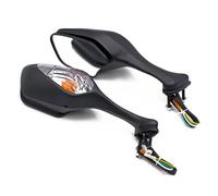 For CBR1000RR For CBR 1000 RR 2008-2016 A Pair Of Motorcycle Rear View Side Mirrors With LED Turn Signal Light Motorcycle Side Rearview Mirror(Clear-fold)