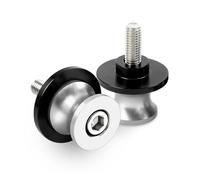 For CBR1100XX CBR250R CBR300RR Swingarm Spools Slider Stand Screw M8 Motorcycle Paddock Stand Bobbins(Silver)