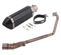 For CBR125 CBR125R CB125R Motorcycle Escape Modified Full System Link Muffler DB Killer Slip On Exhaust Pipe Diameter Slip Exhaust Pipe(2)