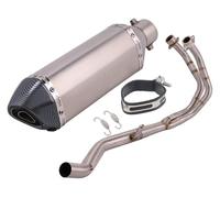 For CBR500 CB500X CB500F CBR500R Motorcycle Full System Modified Escape Modify Front Link Muffler DB Killer Exhaust Pipe Motorcycle Exhaust Pipe Muffler(2)
