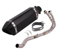 For CBR500 CB500X CB500F CBR500R Motorcycle Full System Modified Escape Modify Front Link Muffler DB Killer Exhaust Pipe Motorcycle Exhaust Pipe Muffler(3)