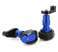 For CBR500R CBR 500R 2013-2016 Motorcycle Falling Protection Frame Slider Fairing Guard Crash Pad Protector Frame Sliders Crash Protector(Blu)