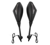 For CBR500RR 2013 2014-2021 Motorcycle Left And Right Side Rearview Mirrors Turn Signals Wing Mirror motorcycle bar end mirrors(Smoke Lens)