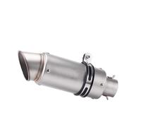 For CBR600 51mm Motorcycle Exhaust Muffler Silencer With DB Killer Motorcycle Muffler Exhaust(Silver)