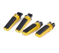 For CBR600RR 2003-2016 For CBR1000RR For Fireblade 2004-2013 For SP 2014 2015 2016 Motorcycle Rear Front Footrests Foot Pegs Upgrade Accessories Motorcycle pedal(Yellow)