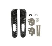 For CBR600RR 2003-2023 For CBR1000RR 2004 2005 2006 2007 2008 2009 2010 2011 2012 2013 2014 2015 2016 Motorcycle Rear Passenger Footrest Foot Pegs Motorbike Footrests(Gloss Black)
