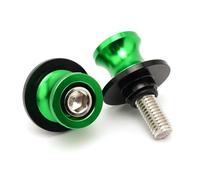 For CBR600RR 2010-2021 M8 Motorcycle Swingarm Spools Slider Stand Screws Motorcycle Crash Protector Pad(Green)