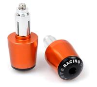 For CBR600RR CBR 600 954 1000 RR 2003-2016 Motorcycle Handlebar Grips Handle Bar Ends 7/8"22mm Hand Cap Motorcycle Handlebar Caps Ends Plug(Orange)