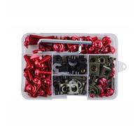 For CBR600RR CBR900RR CBR929RR CBR1000RR 177PCS Motorcycle Nut Bolts Set Screw Countersunk Bolts Parts Replacement