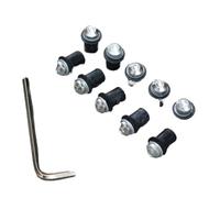 For CBR600RR For CBR1000RR For CBR900RR VFR 10pcs M5 Motorcycle Aluminum Fairing Windshield Screen Nut Bolt Screw Kit Set+Allen Key