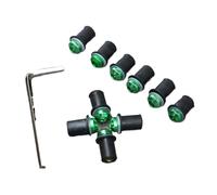 For CBR600RR For CBR1000RR For CBR900RR VFR 10pcs M5 Motorcycle Aluminum Fairing Windshield Screen Nut Bolt Screw Kit Set+Allen Key Parts