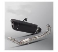 For CBR650 For CBR650R For CBR650F titanium alloy front integrated exhaust slide on pipe escape motorcycle muffler carb motorcycle exhaust(TYPE-B)