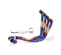 For CBR650F CBR650R CB650R 2014-2025 Elbow Full Motorcycle Exhaust Muffler System Front Link Pipe Slip-On 51MM Muffler(B 2014-2023 50.8MM)