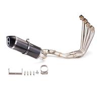 For CBR650R CB650F CB650R CBR650F Motorcycle Exhaust System Modified Front Link Pipe Escape Carbon DB Killer Slip On Motorcycle Exhaust Middle Link(2)