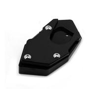 For CBR650R CB650R 2019-2022 Motorcycle CNC Foot Side Stand Enlarger Plate Support Plate Enlarger Pad Side Stand Cover(Black)