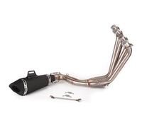 For CBR650R CB650R CBR650F CB650F 2014-2023 Complete Exhaust System Header Pipe 51mm Muffler Escape Removable DB Killer Motorcycle Exhaust Middle Link(3)