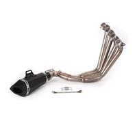 For CBR650R CB650R CBR650F CB650F 2014-2023 Complete Exhaust System Header Pipe 51mm Muffler Escape Removable DB Killer Motorcycle Exhaust Middle Link(1)